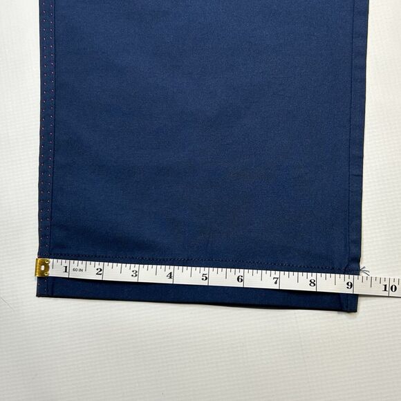 Lesmart Men’s Golf Chino Pants Size 38x32 Blue Red Stretch Relaxed Straight - Picture 12 of 13